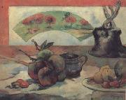 Paul Gauguin Still life with fan (mk07) USA oil painting reproduction